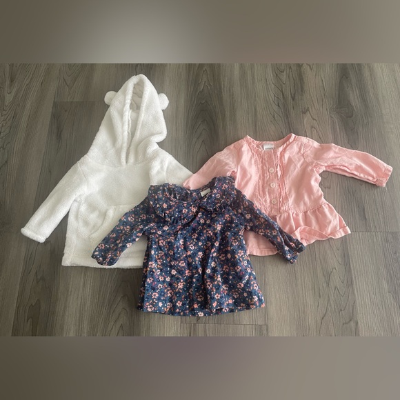 Carter's Other - Baby Girl 3 Months Carter’s Winter Shirts Bundle